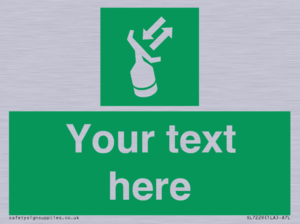 Custom sign safe condition Search and rescue transponder